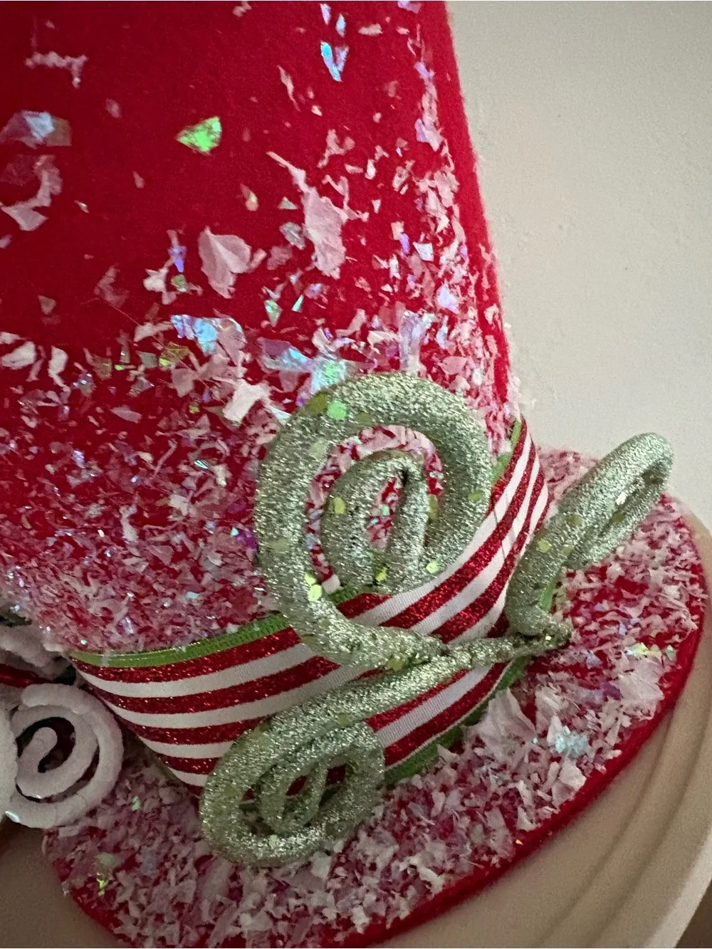 Festive Red Holiday Top Hat Party Decoration